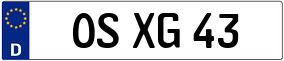 Truck License Plate